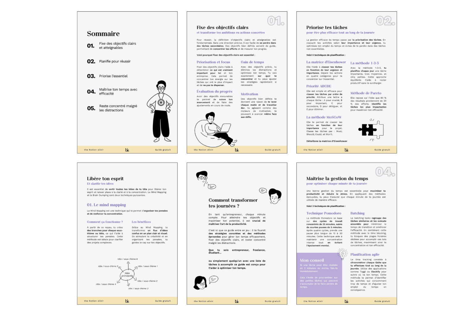 Aperçu du guide gratuit "Boostez votre productivité avec 5 stratégies incontournables"